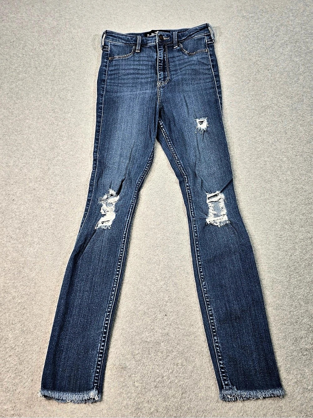 Hollister Women’s Blue Ultra High Rise Jean Legging Advanced Stretch Size 3R